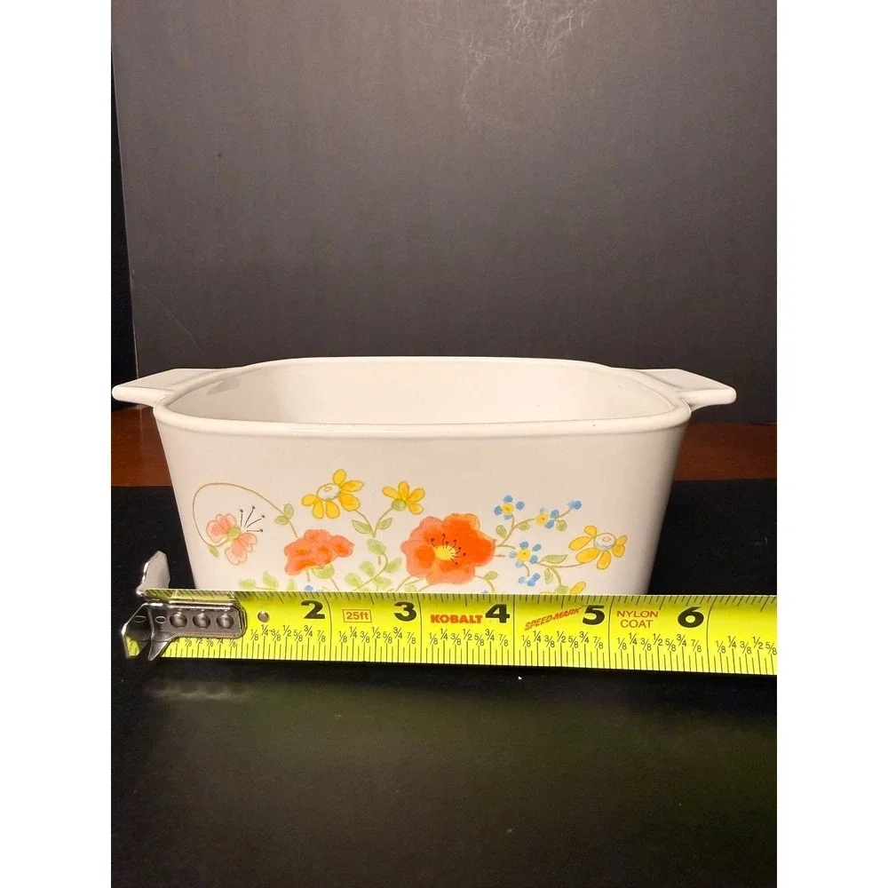 Corning Ware Summer Breeze 1.5 Qt Casserole Dish A-1 1/2-B Floral Vintage